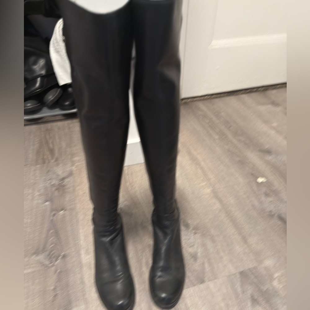 Stuart Weitzman 50/50 Flat Riding Boots